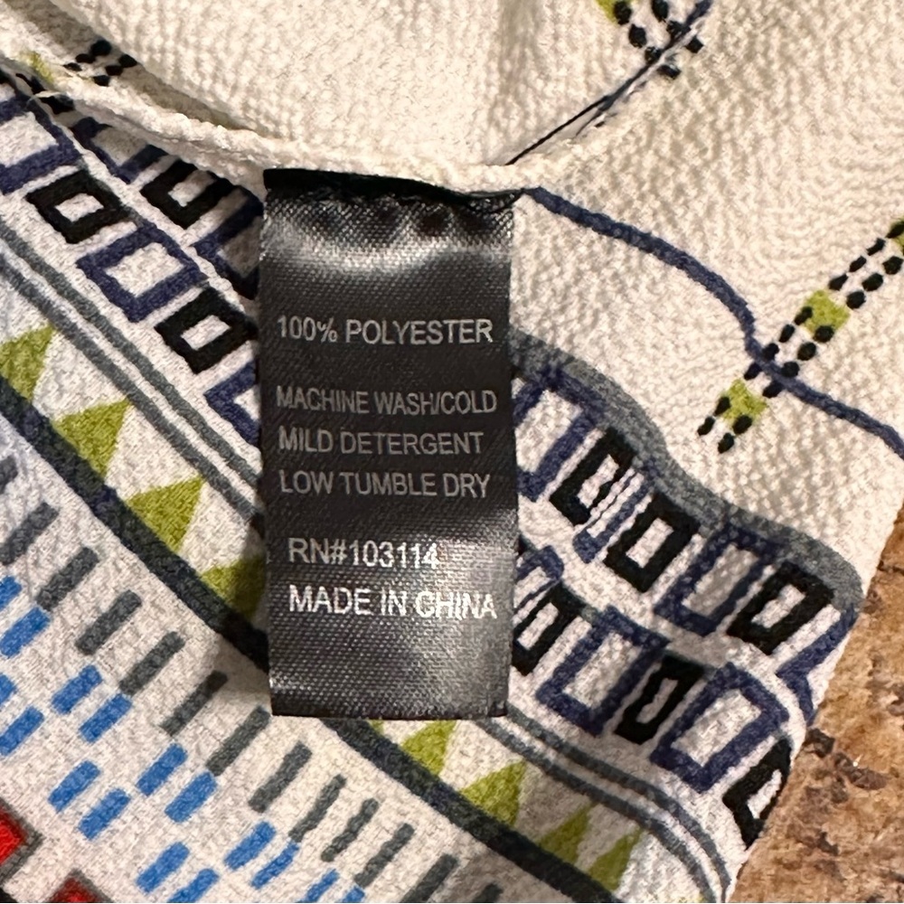 Bohemian Patterned Open Front Kimono Cardigan One… - image 3